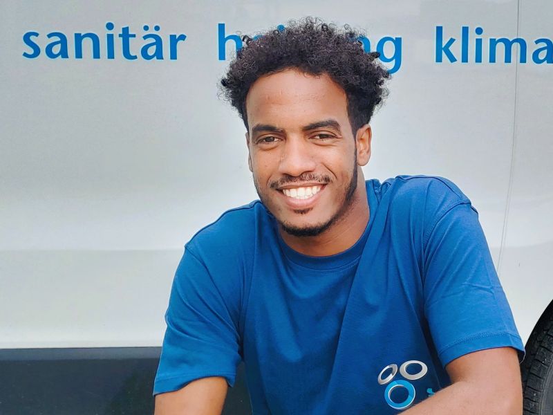 Start Lehrbeginn Bruk Nguse Reda